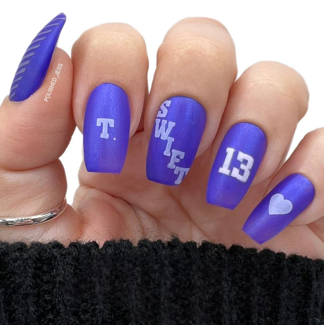 Maniology Game On: Sports Jersey - Nail Stamping Plate