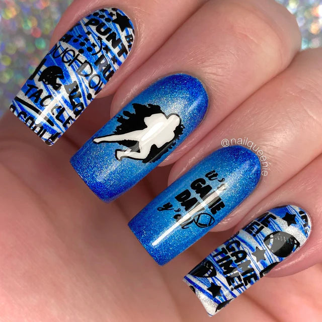 Maniology Game On: Touchdown - Nail Stamping Plate