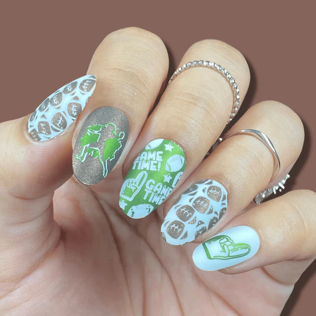 Maniology Game On: Touchdown - Nail Stamping Plate
