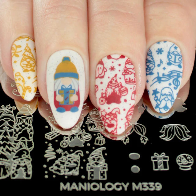 Maniology Lacey Details - Placa para estampar uñas