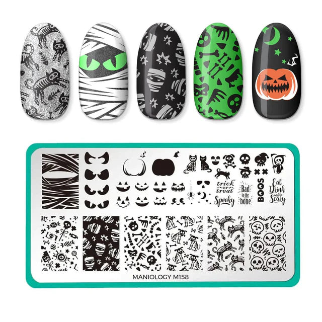 Maniology Lacey Details - Placa para estampar uñas