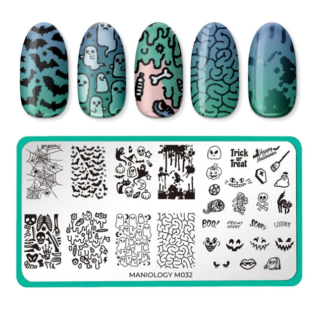 Maniology Lacey Details - Placa para estampar uñas