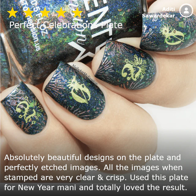 Maniology Lacey Details - Placa para estampar uñas