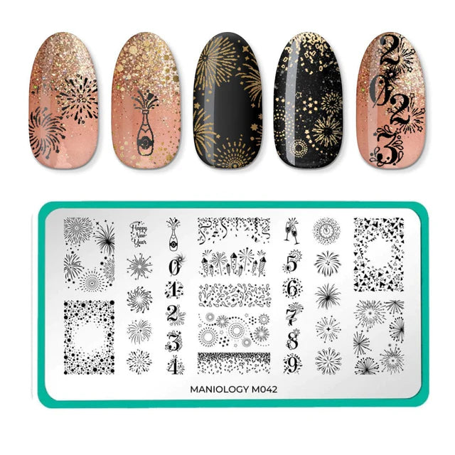 Maniology Lacey Details - Placa para estampar uñas