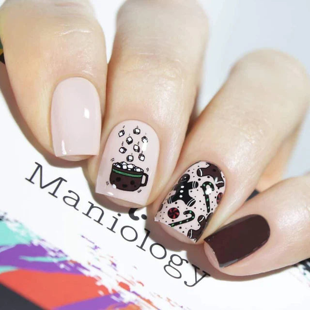 Maniology Lacey Details - Placa para estampar uñas