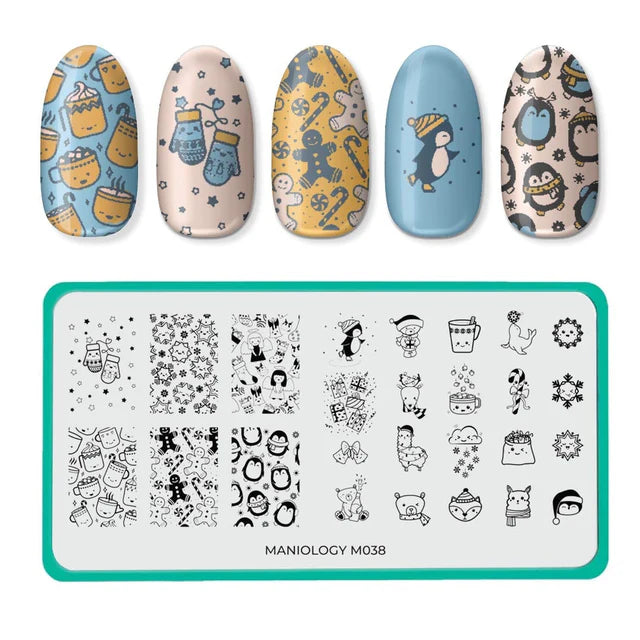 Maniology Lacey Details - Placa para estampar uñas