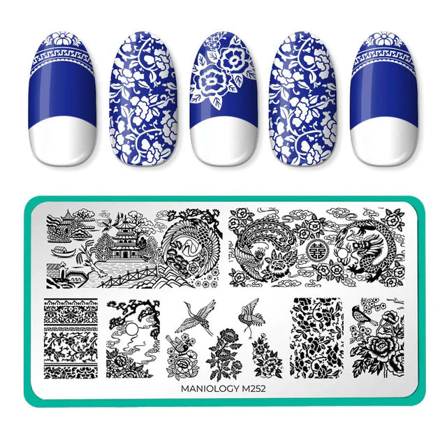 Maniology Porcelain - Nail Stamping Plate