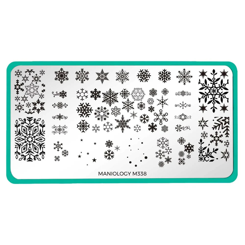 Maniology Snow Day Stamping Plate