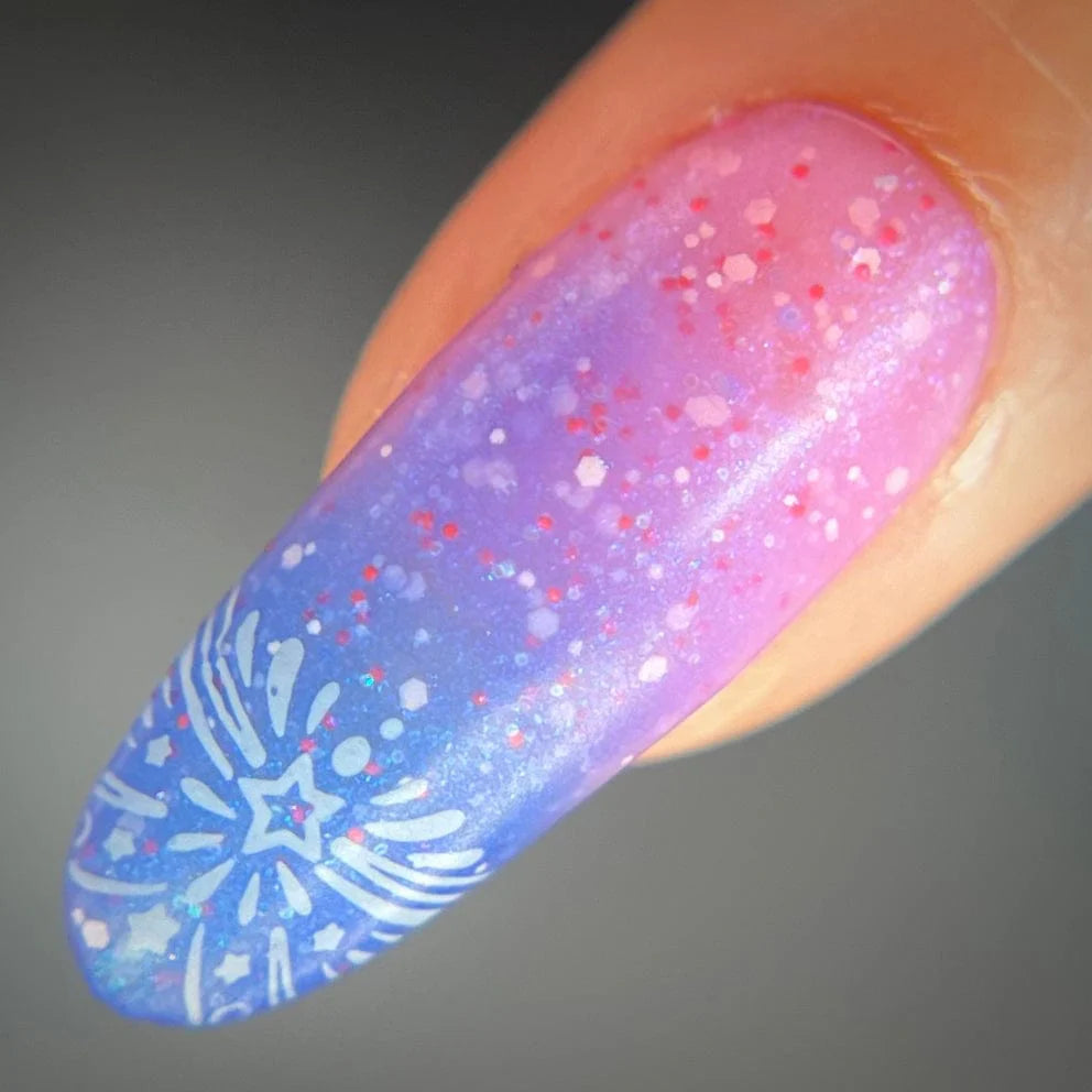 Maniology Star-Spangled - Nail Stamping Plate