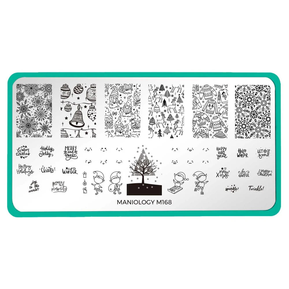 Maniology Treat Your Elf - Nail Stamping Plate