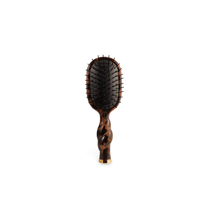 Teleties Mini Detangler Hairbrush for Medium Hair - Tortoise