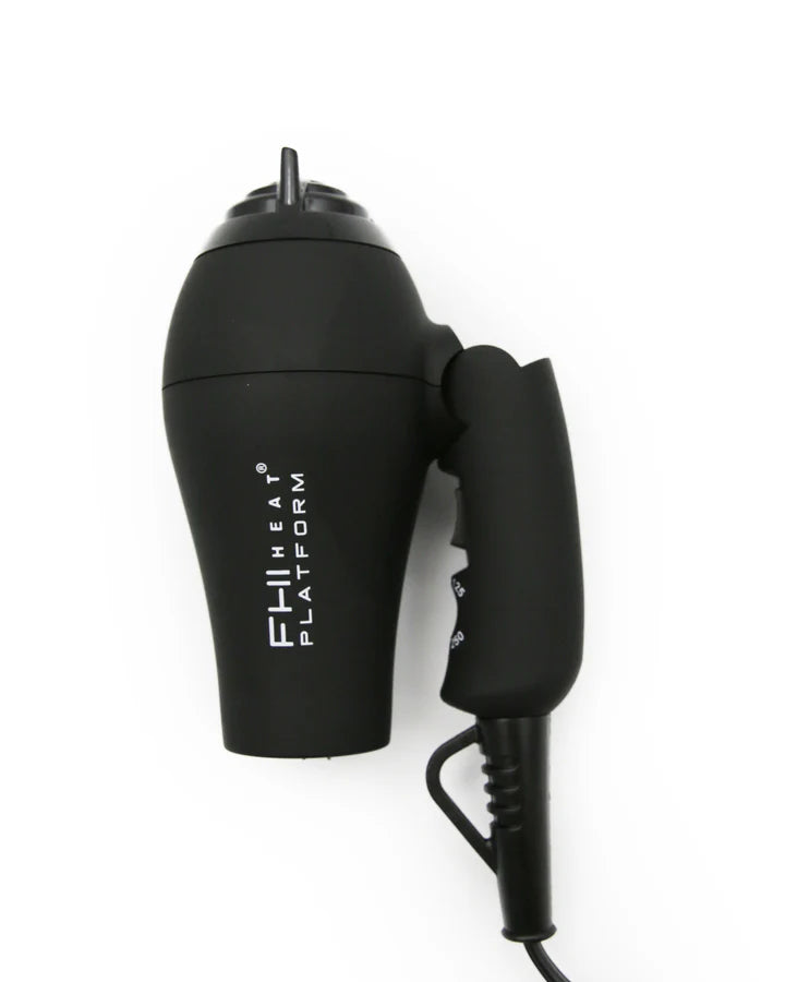 FHI Heat Mini Travel Dryer-Soft Touch Black