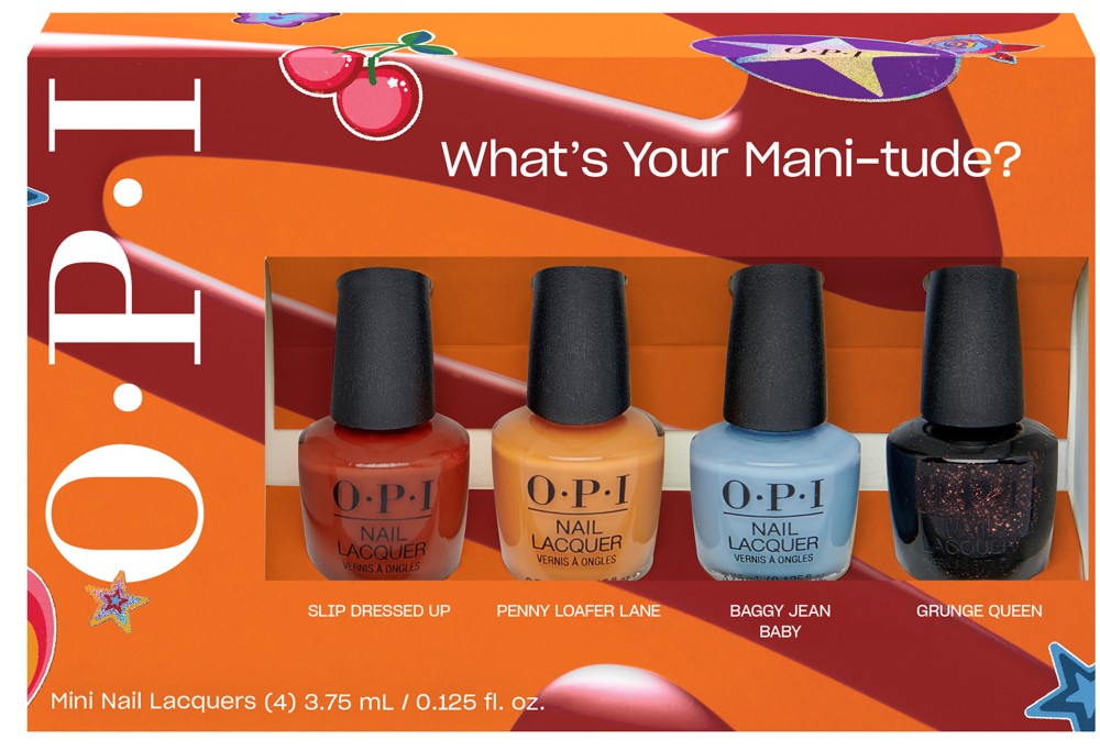 OPI Nail Lacquer What's Your Mani-tude? Collection - 4 Piece Mini Pack