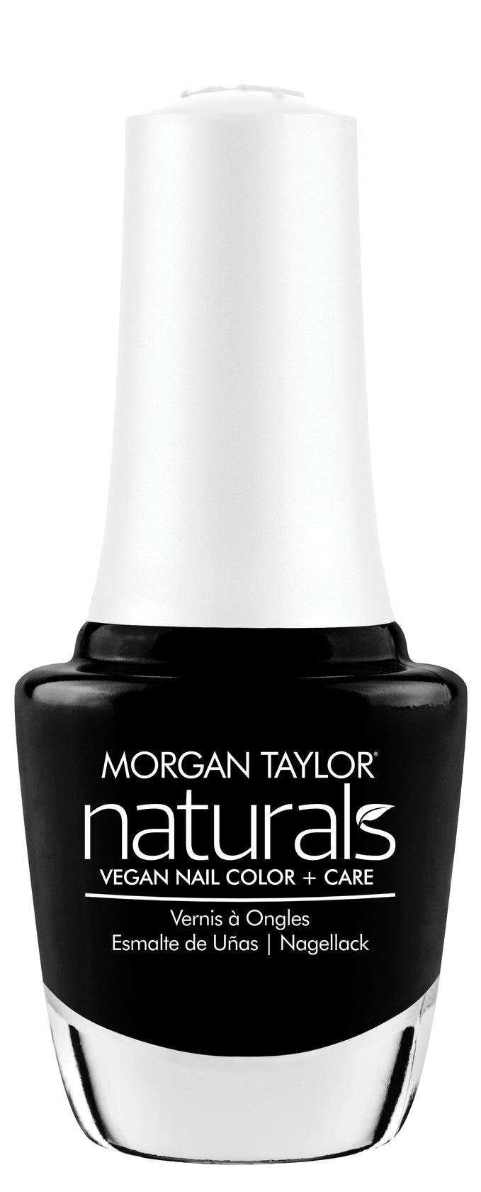 Morgan Taylor Naturals To The Moon and Black 0.5 oz.