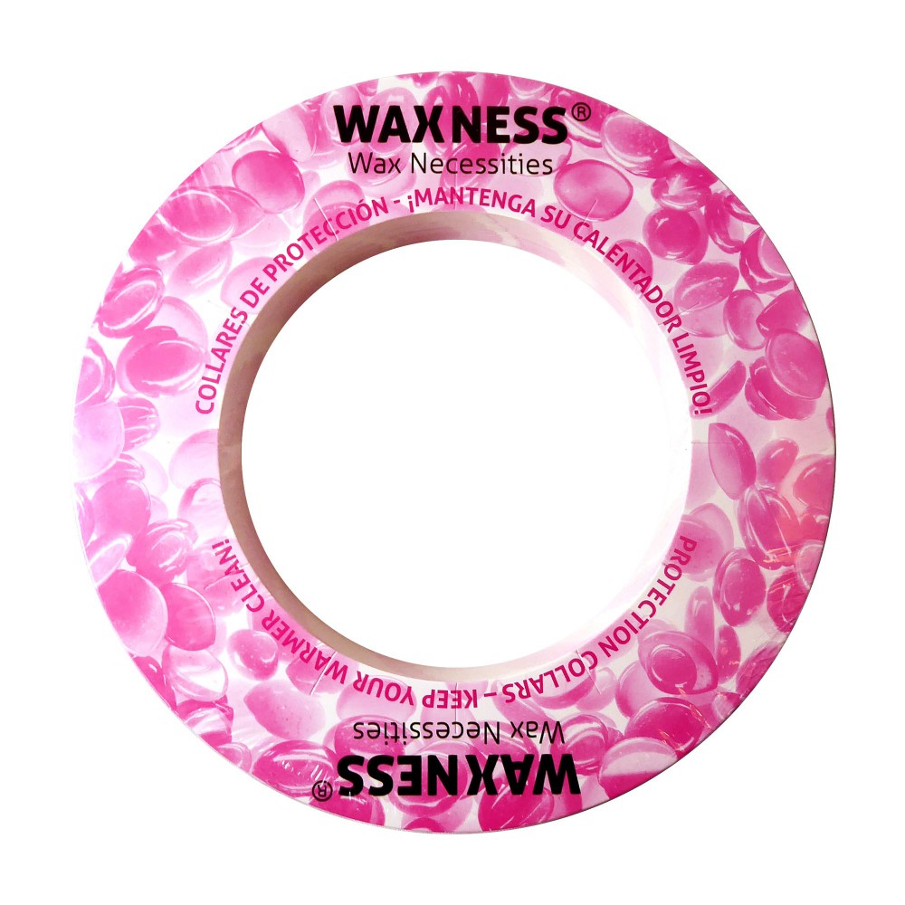 Waxness Multi-fit Protection Collars for 14-16 Oz Tins and Pots 50 pcs Pink