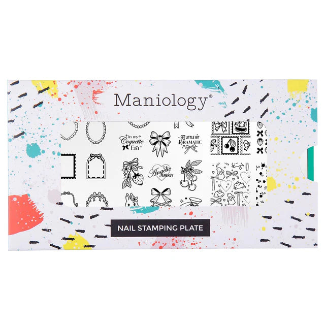 Maniology Coquette Valentines: Sweet Whimsy - Nail Stamping Plate