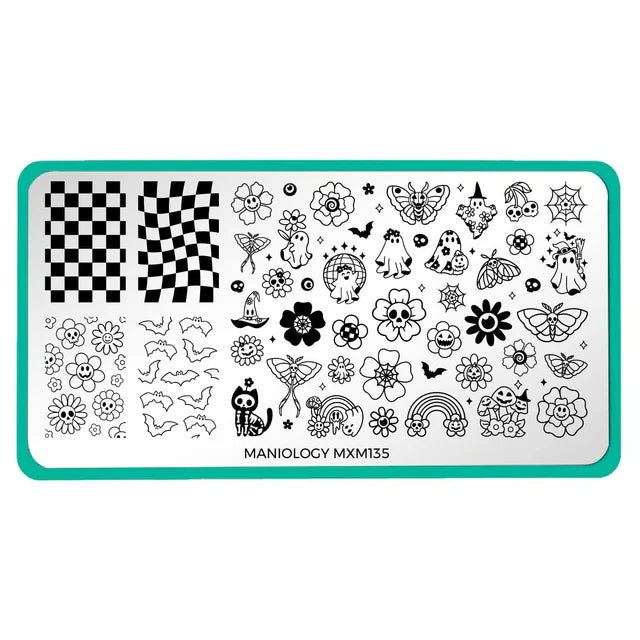 Maniology Lacey Details - Placa para estampar uñas