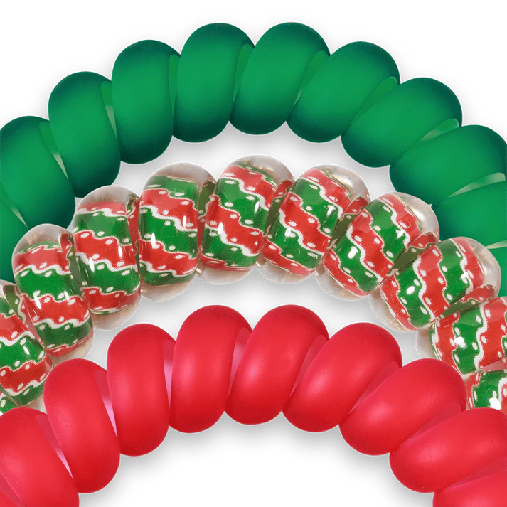 Teleties Large 3 Pack - Naughty or Nice Hair Ties