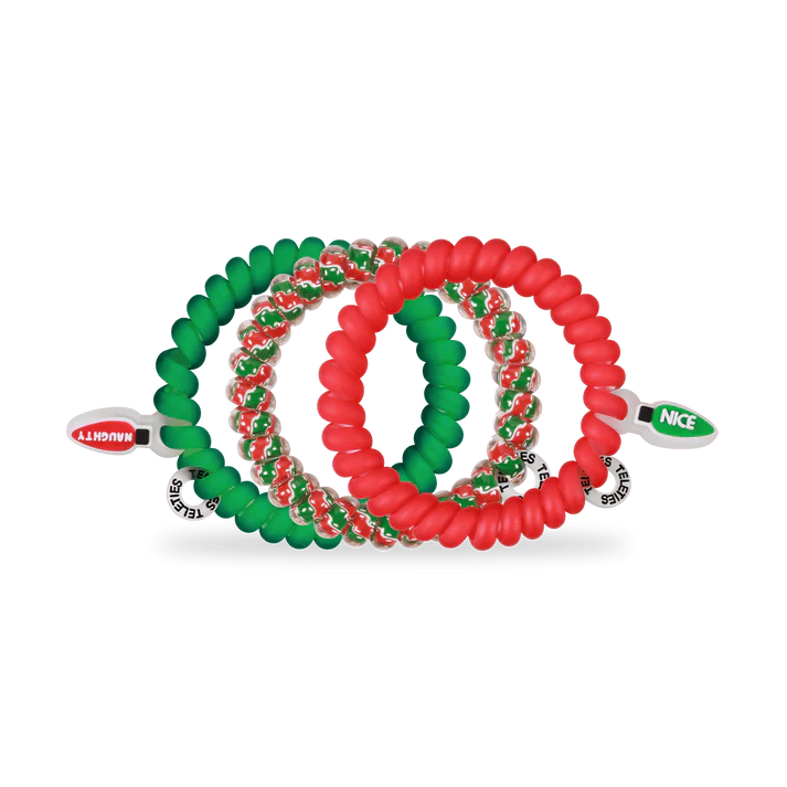 Teleties Small 3 Pack - Naughty or Nice Hair Ties