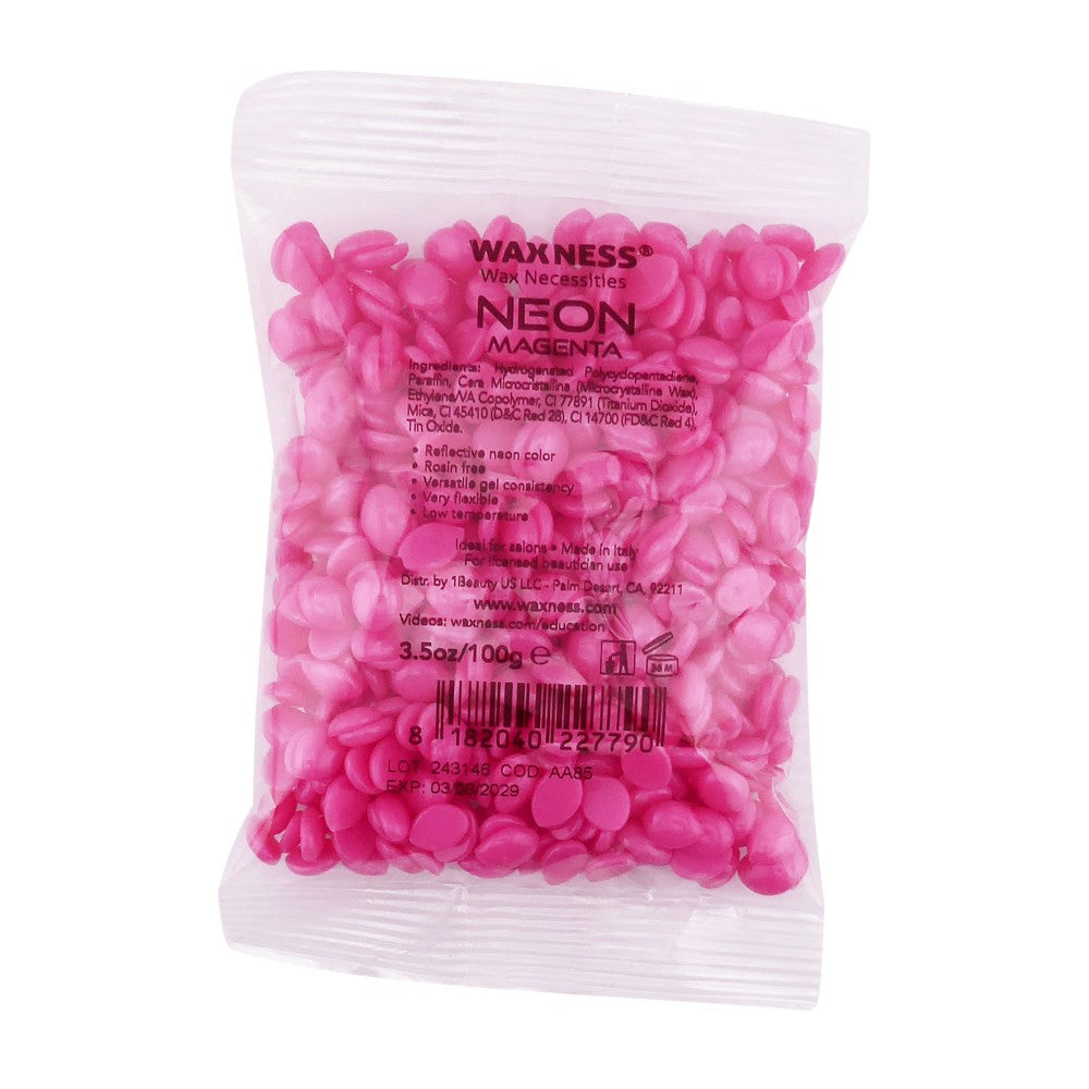 Waxness Neon Series Magenta Rosin Free Gel Hard Wax Sample 3.5 oz / 100 g