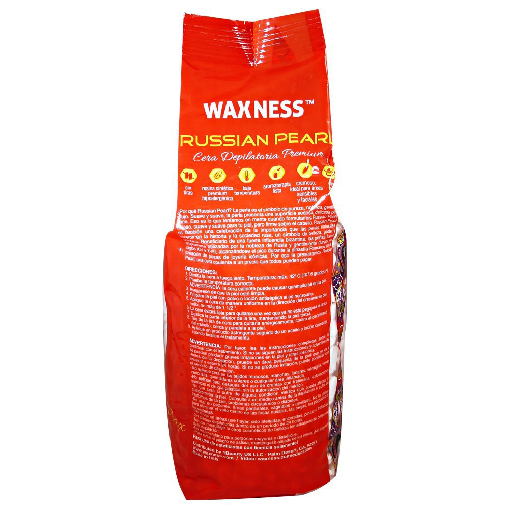 Waxness Hard Wax Beads Russian Pearl 2.2lb