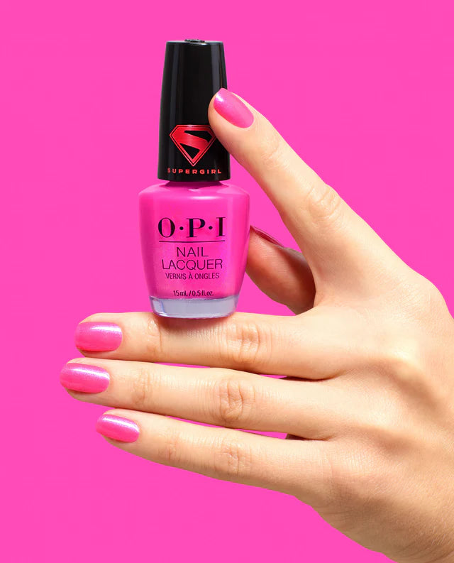 OPI Nail Lacquer Supergirl - Power Up Pink .5 oz.