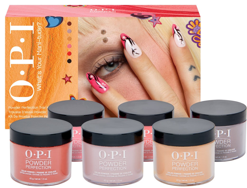 OPI Powder Perfection Dip What's Your Mani-tude? Collection - 6 Piece Trial Kit