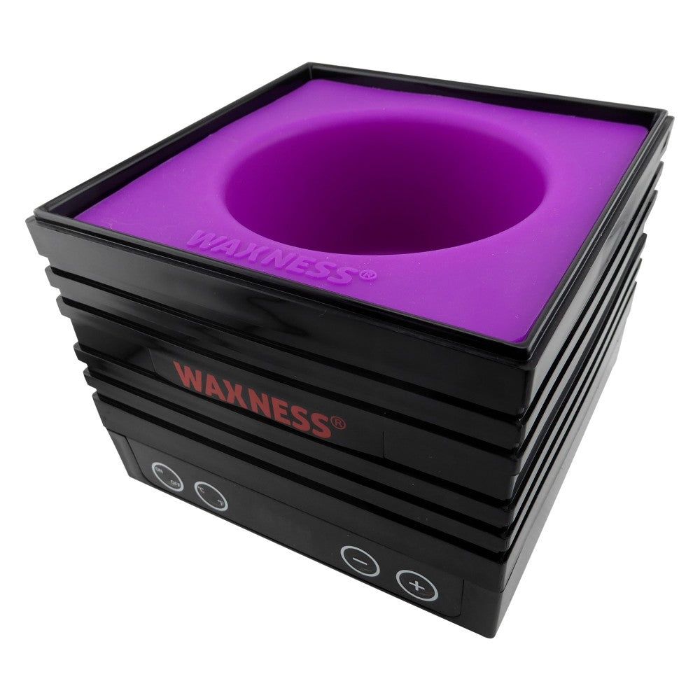 Waxness Non-Stick Easy Clean Silicone Bowl for Waxness W-CUBE Warmers 1lb -Purple