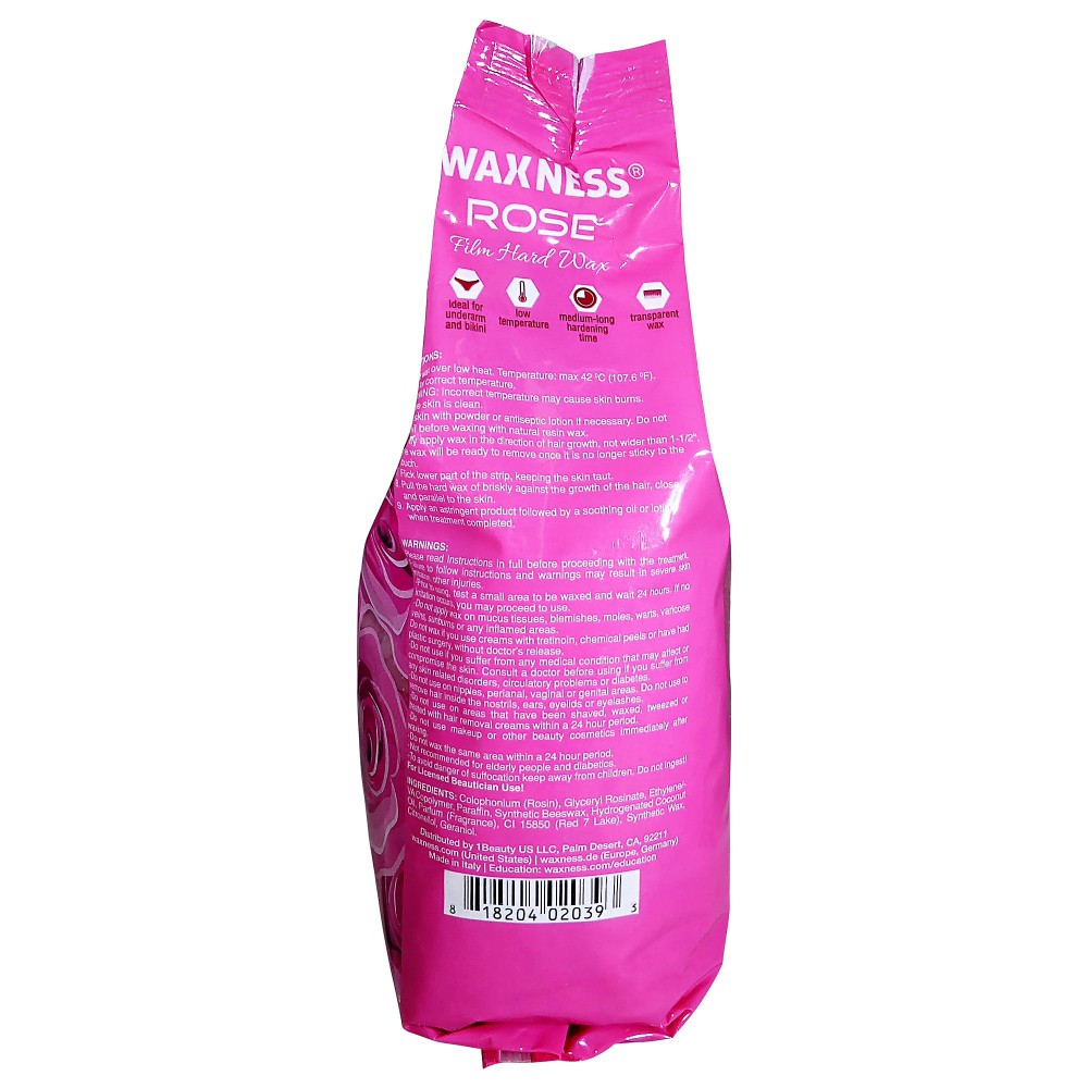 Waxness Film Hard Wax Beads Rose 2.2 lb