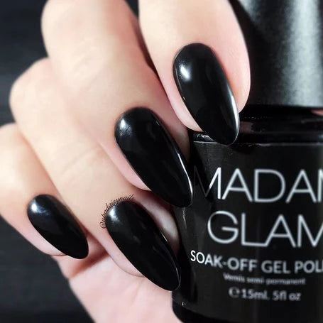 Madam Glam Gel Color Perfect Black .5 oz.