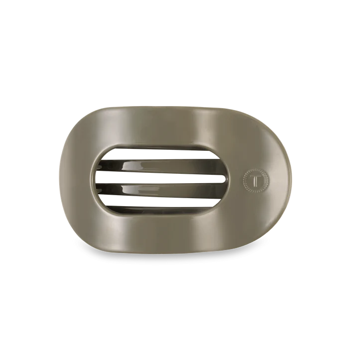 Teleties Flat Clip Round Medium - Sage It Aint So