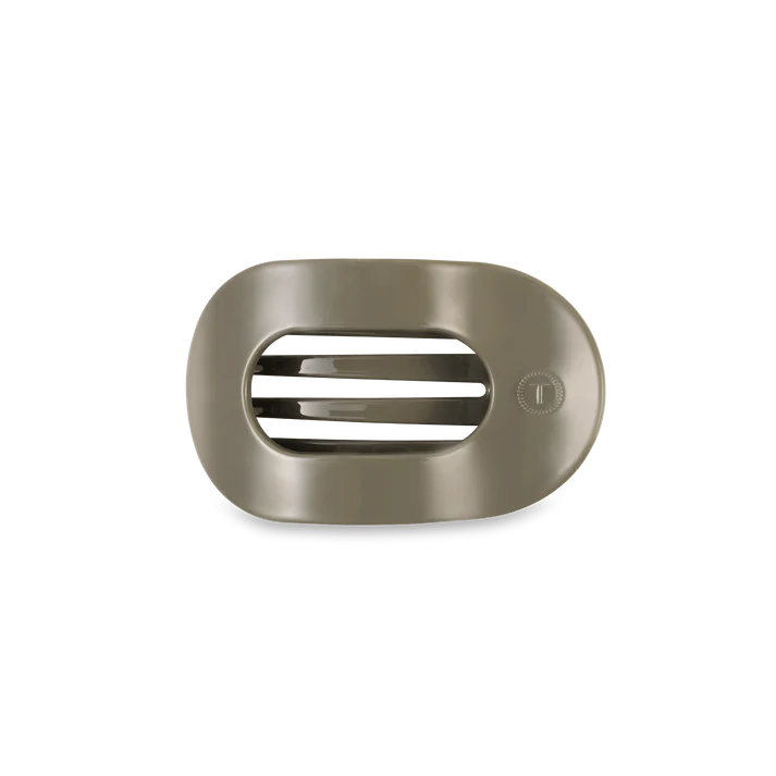 Teleties Flat Clip Round Small - Sage It Aint So