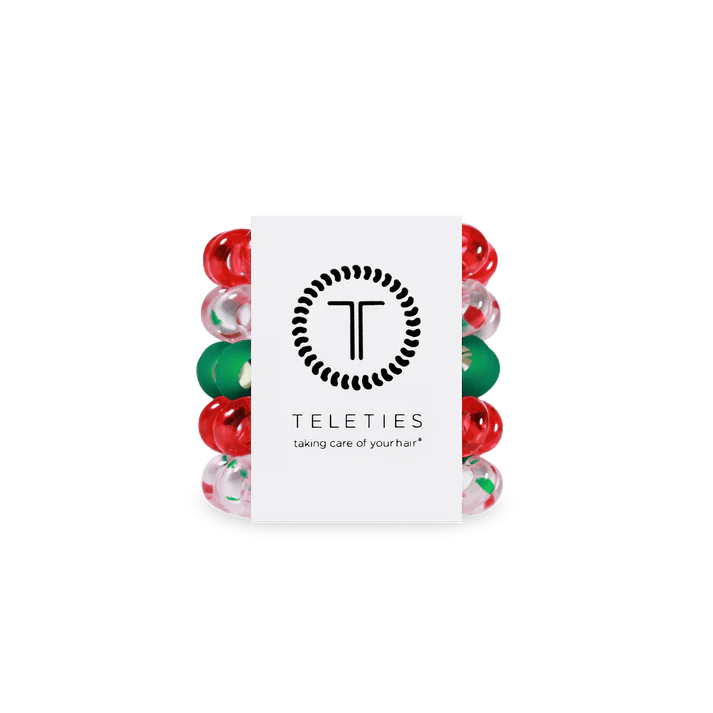 Teleties 5 Pack - Seasons Greetings Tiny Hair Ties