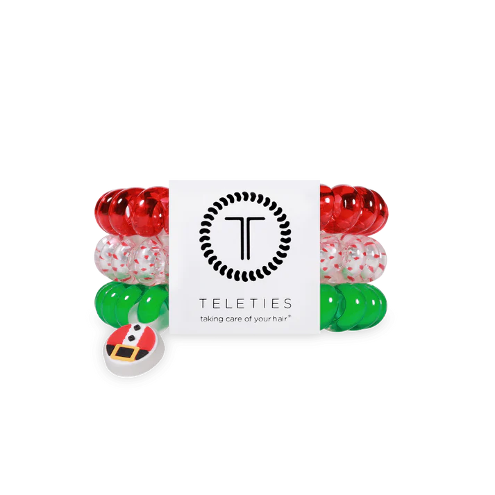 Teleties Large 3 Pack - Secret Santa Hair Ties
