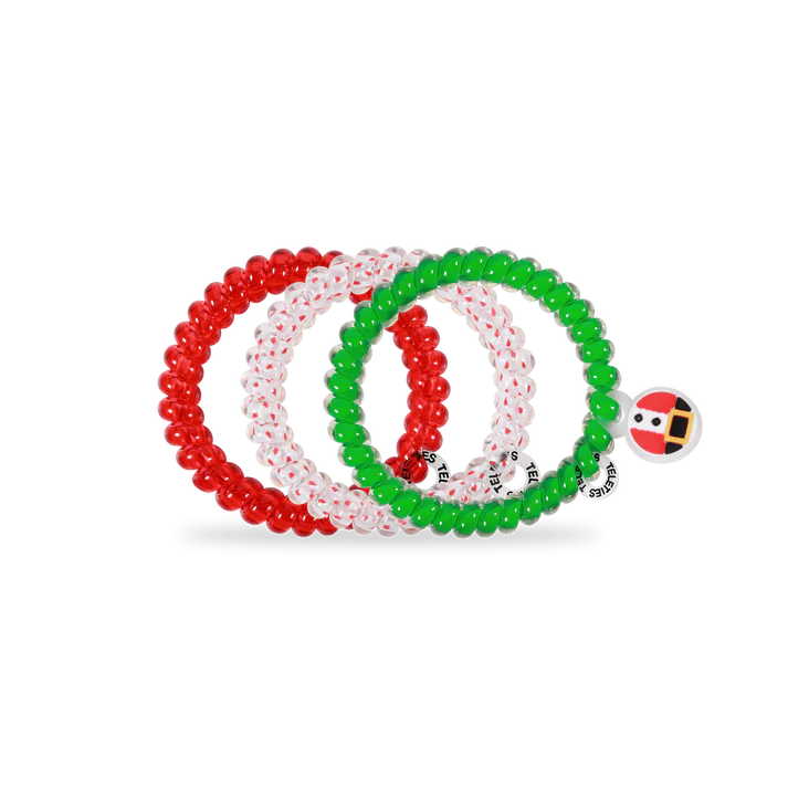 Teleties Small 3 Pack - Secret Santa Hair Ties