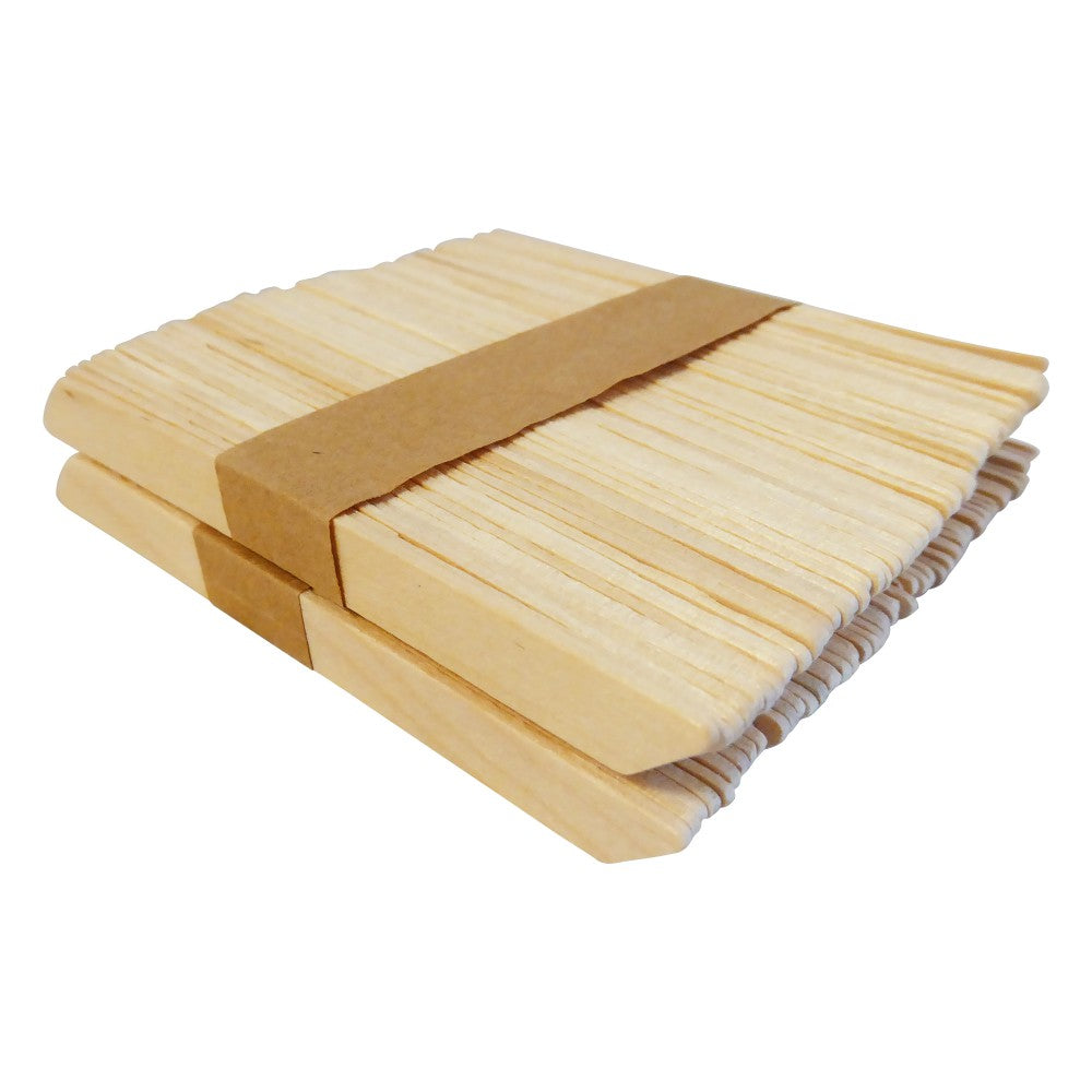 Waxness Wooden Angled Spatula Applicator 500 Pack