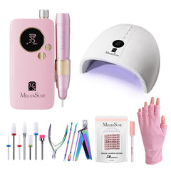 MelodySusie Nail Drill Full Set - Student Manicure Kit #2 - PinkPro Beauty Supply