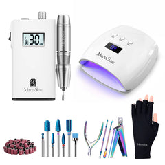 MelodySusie Nail Drill Full Set - Student Manicure Kit #1 - PinkPro Beauty Supply