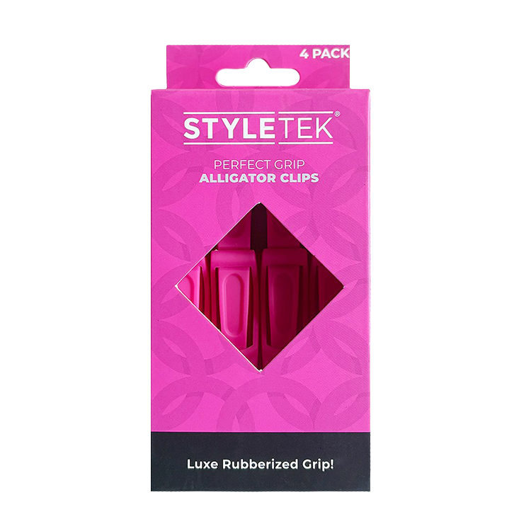 Styletek Alligator Clips - 4 Pack Pink