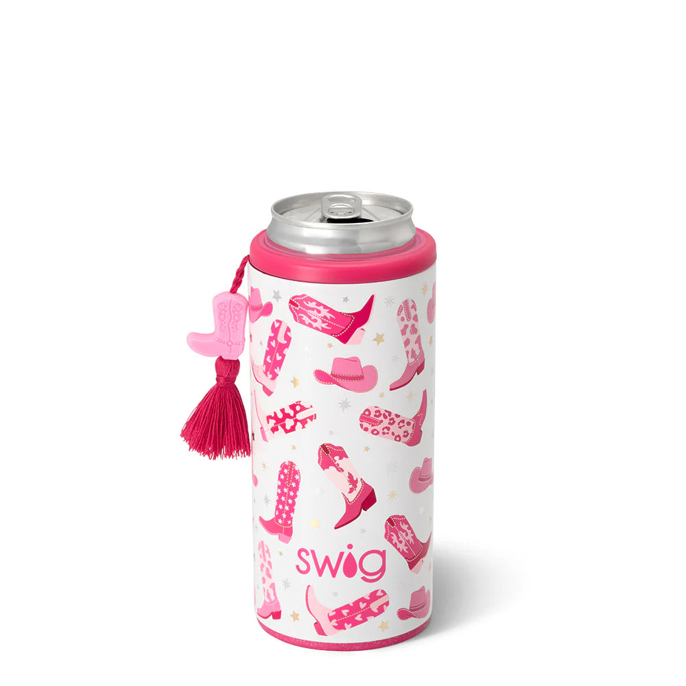 Swig Life Skinny Can Cooler 12 oz. Let's Go Girls