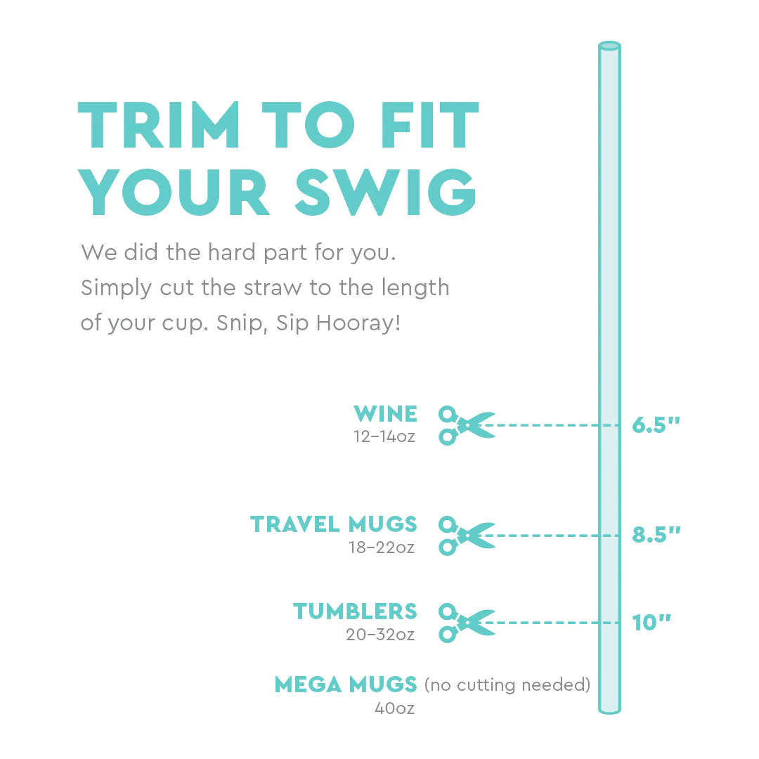 Swig Life Straw Topper Set - Bunny Trail