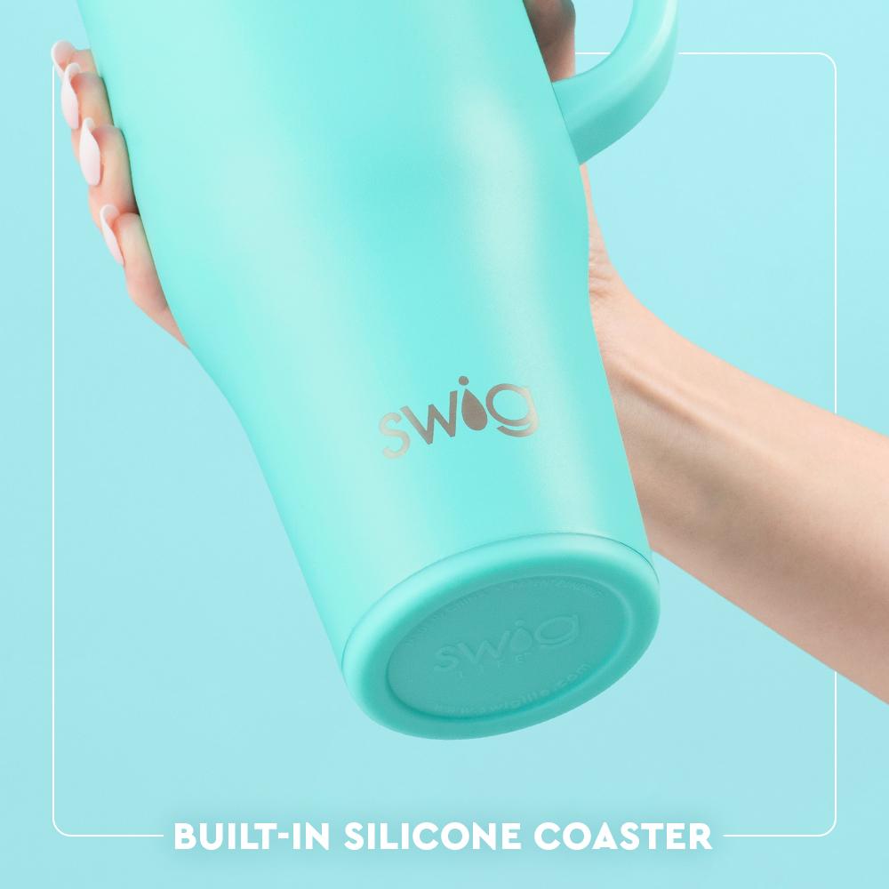 Swig Life Mega Mug 30 Oz. Saddle Stitch Cream