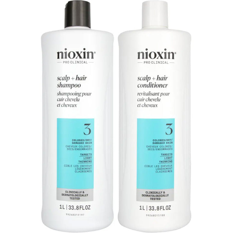 Nioxin System 3 Shampoo & Conditioner Duo 33.8 oz.