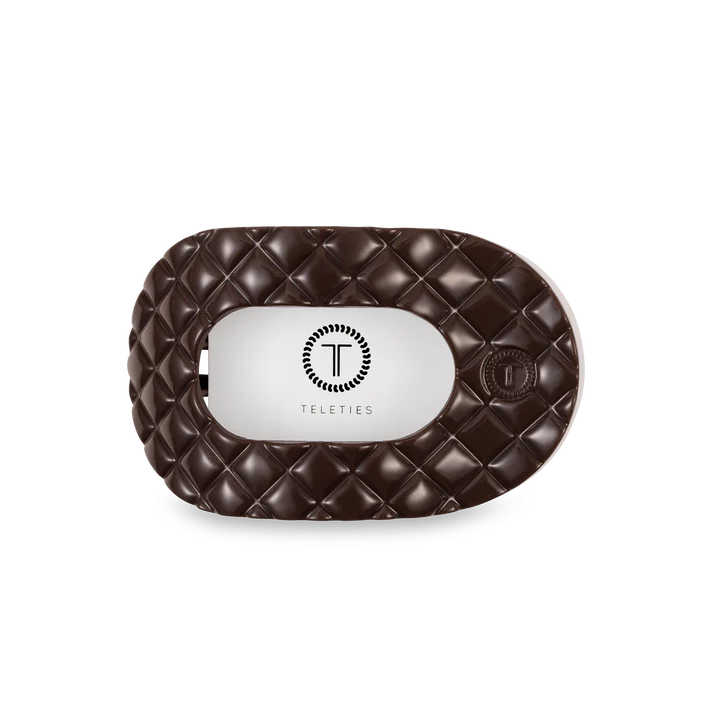 Teleties Flat Clip Round Quilt Medium - Truly Taupe