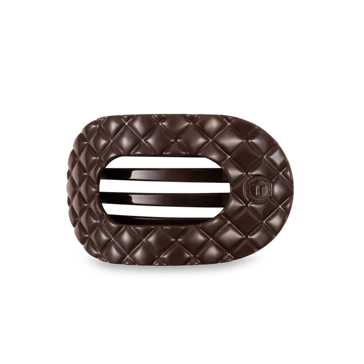 Teleties Flat Clip Round Quilt Medium - Truly Taupe