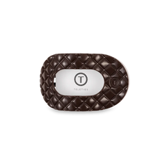 Teleties Flat Clip Round Quilt Large - Truly Taupe Teleties