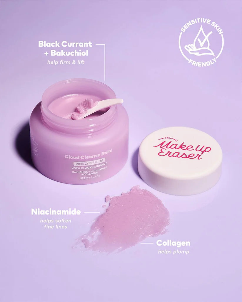 MakeUp Eraser Firming Cloud Cleanse Balm - Black Currant 1.2 oz.