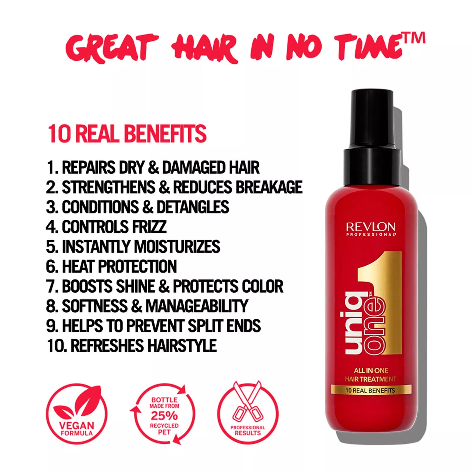 Tratamiento para rizos Uniqone 7.8 fl. oz.