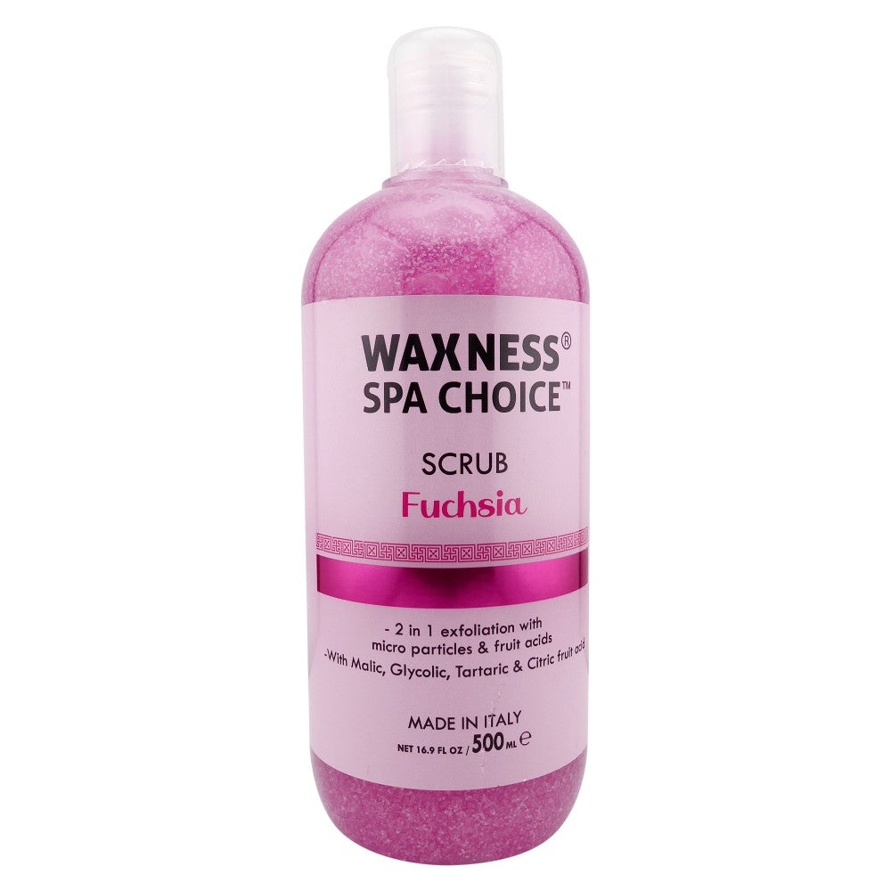 Waxness Spa Choice Scrub Fuchsia Sweet Berries 16.9 oz.