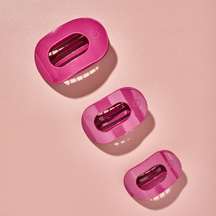 Teleties Flat Clip Round Large - Wild Side